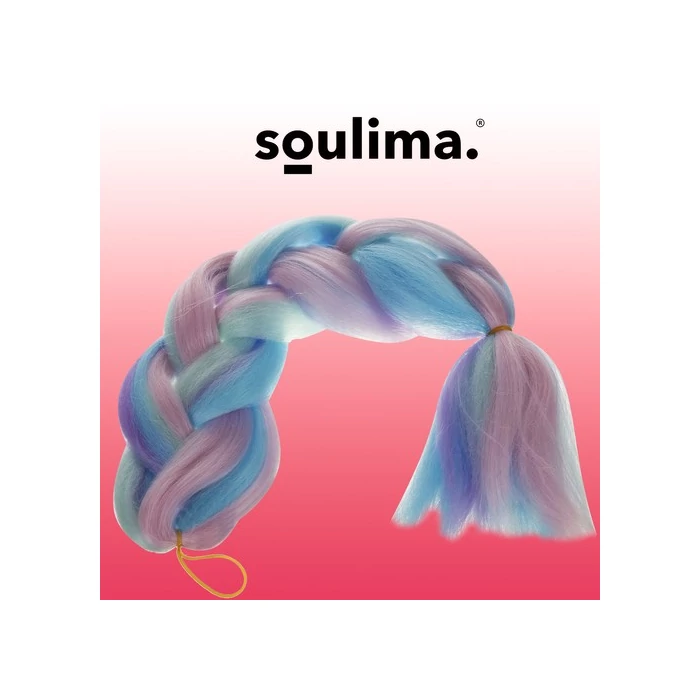 Szintetikus póthaj (kék-lila)