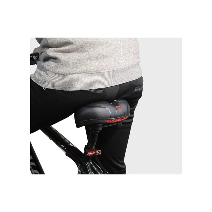 Kerékpár ülés fényvisszaverő csíkkal