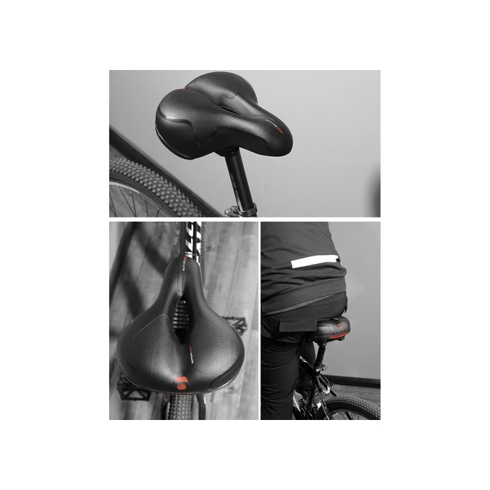 Kerékpár ülés fényvisszaverő csíkkal