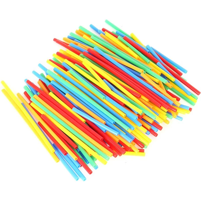 Szívószál építő készlet 408 db