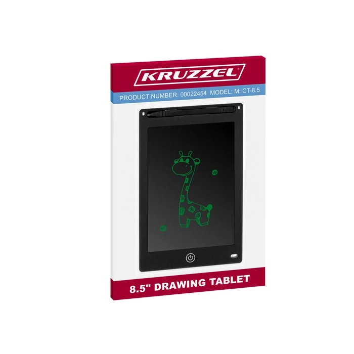 Kruzzel rajzolótábla fekete 8,5 cm képátlóval