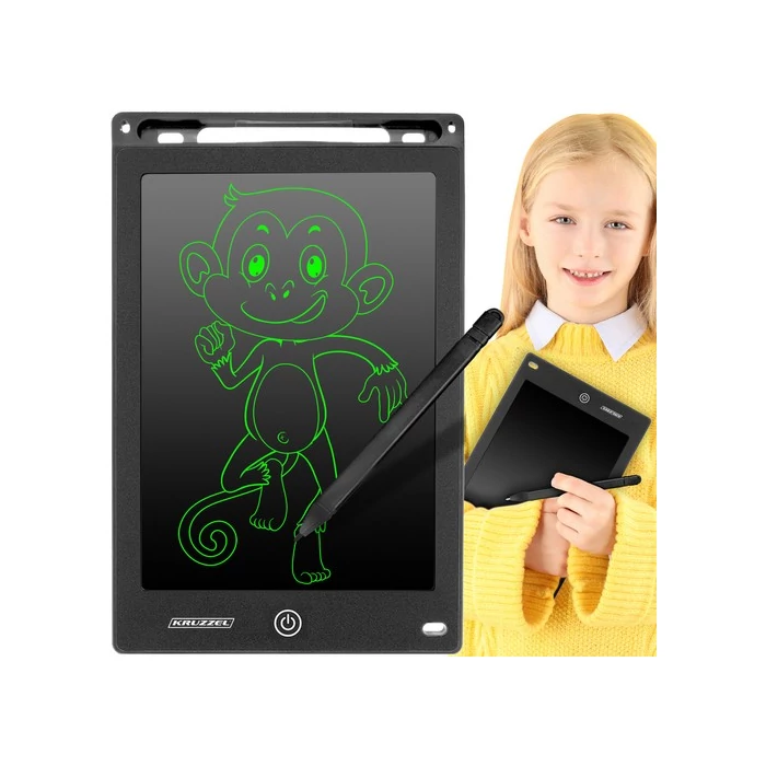 Kruzzel rajzolótábla fekete 8,5 cm képátlóval