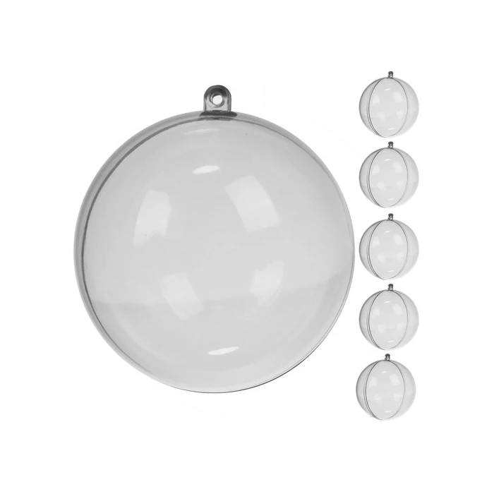 Ruhhy átlátszó gömbök 5 darabos készlet 