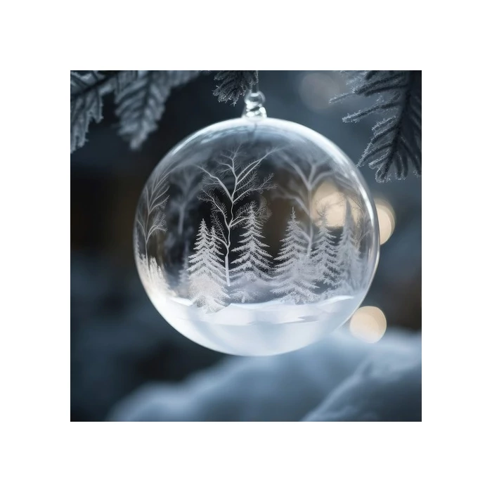 Ruhhy átlátszó gömbök 5 darabos készlet 