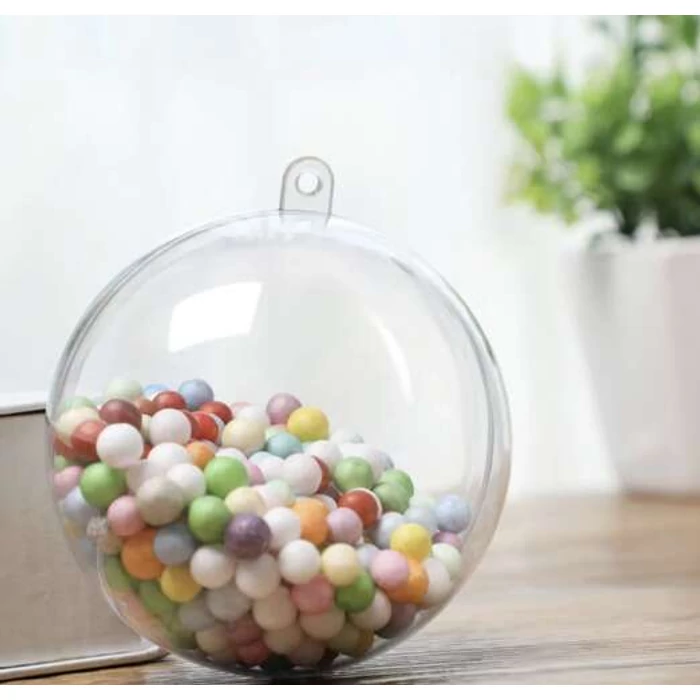 Ruhhy átlátszó gömbök 5 darabos készlet 