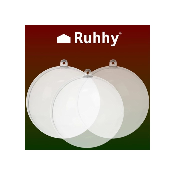 Ruhhy átlátszó gömbök 5 darabos készlet 