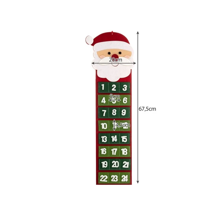 Ruhhy adventi naptár mikulásos