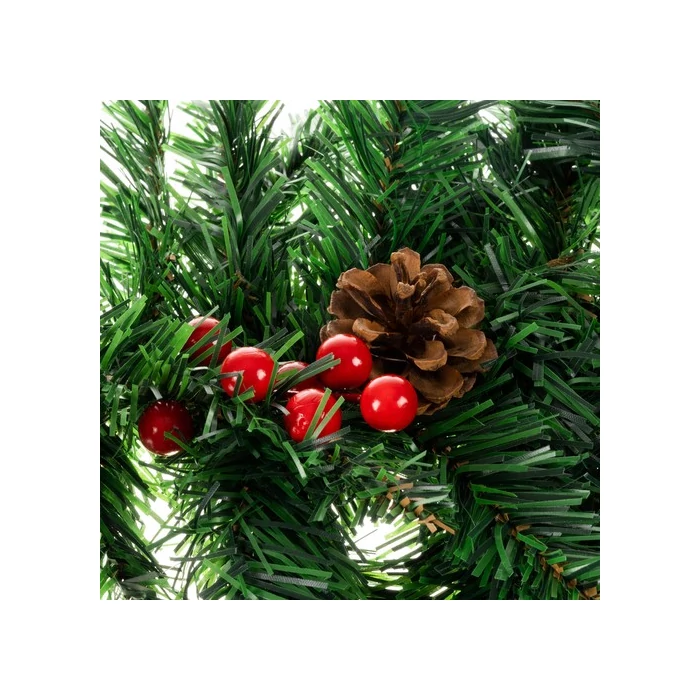 Ruhhy műfenyő girland 2.7 m LED fényekkel