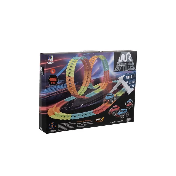 Rugalmas autópálya + világító autó – 4,8m