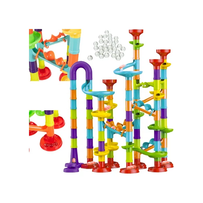 Golyós pálya csúszda / 30 golyó / 113 elem