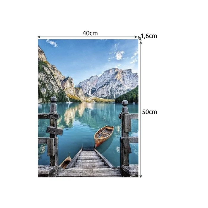 Számfestő fa rámával, Kanada - 40x50