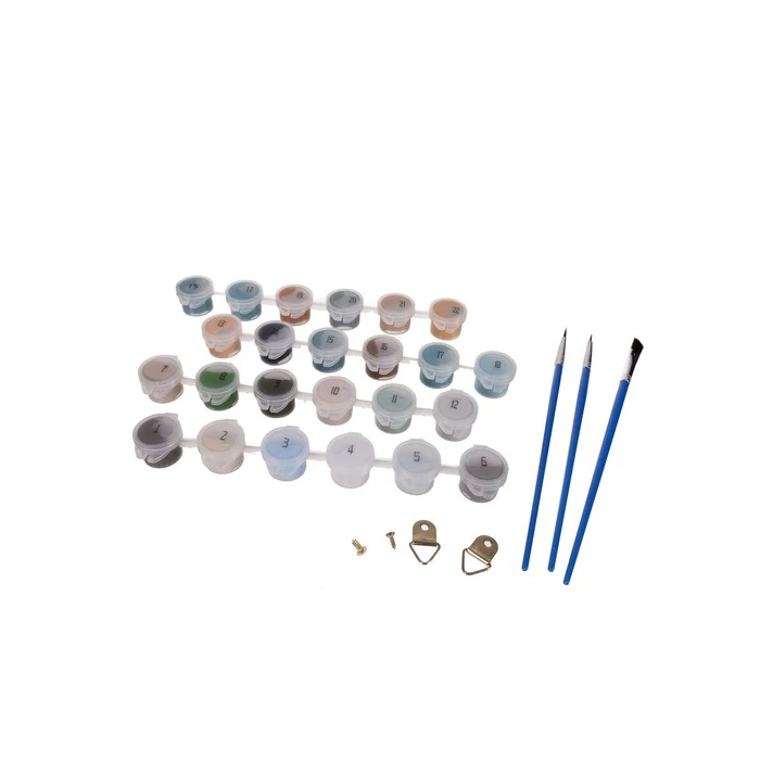 Számfestő fa rámával, Kanada - 40x50