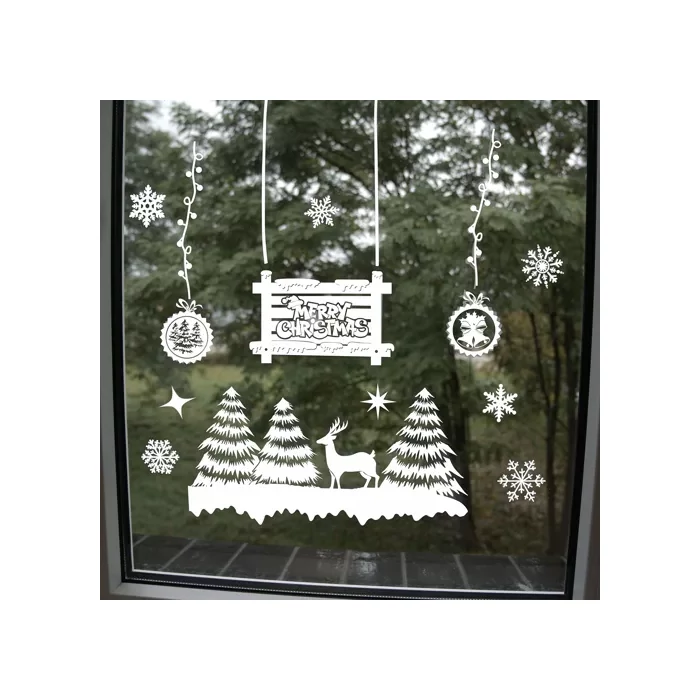 Ruhhy Karácsonyi ablak matricák