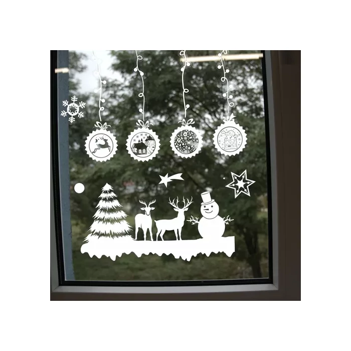 Ruhhy Karácsonyi ablak matricák