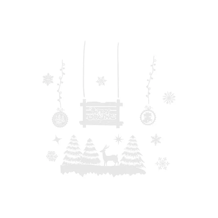 Ruhhy Karácsonyi ablak matricák