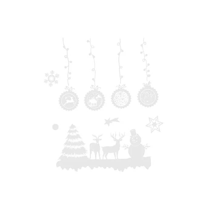 Ruhhy Karácsonyi ablak matricák