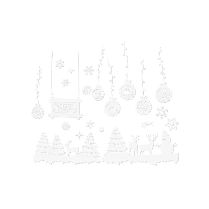 Ruhhy Karácsonyi ablak matricák