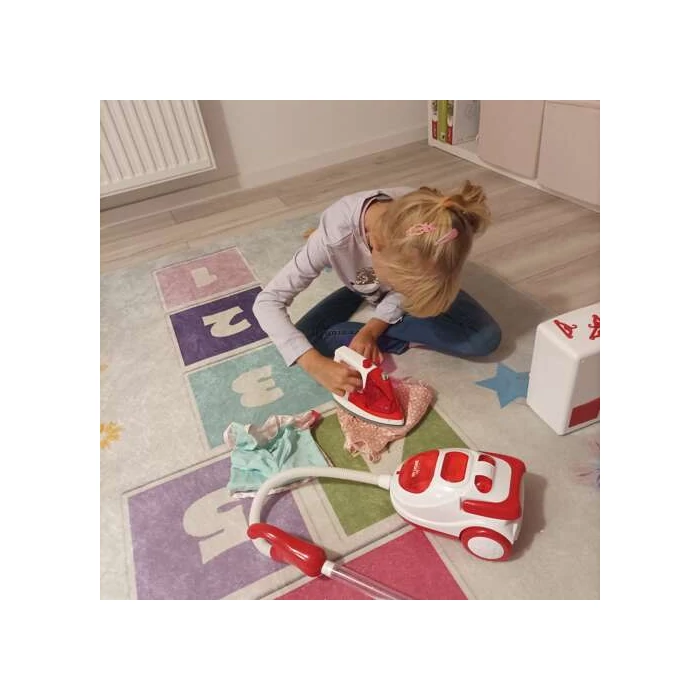 3 az 1-ben háztartási gépek gyerekeknek: porszívó, vasaló, mosógép