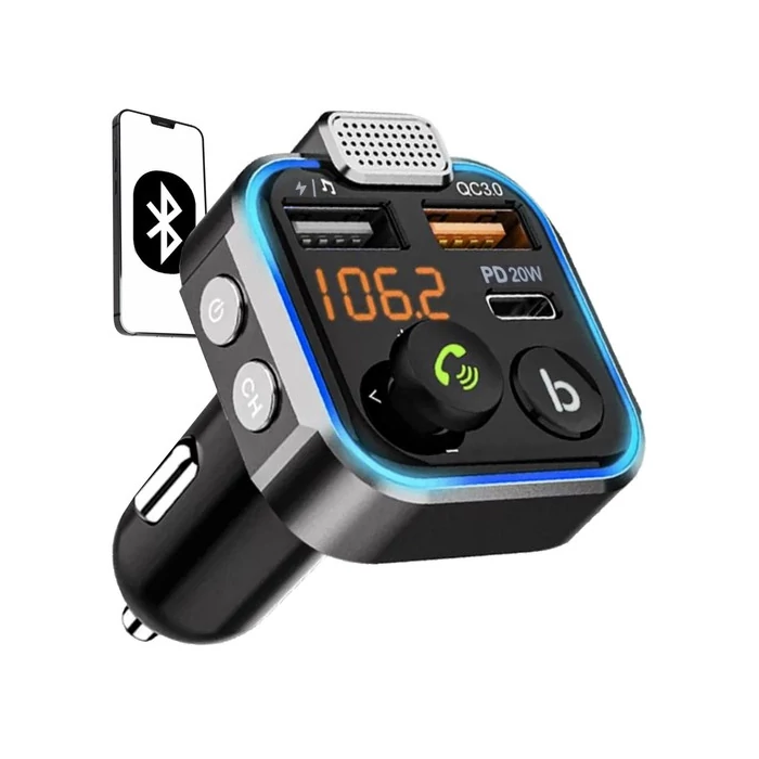 Xtrobb Bluetooth FM adóvevő autós töltővel 12 v / 24 v