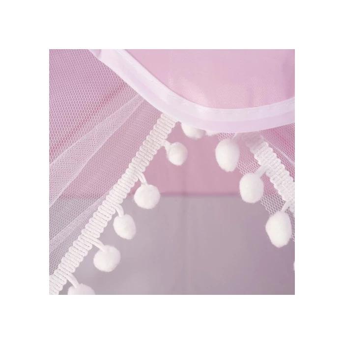 Játszósátor világítással, rózsaszín