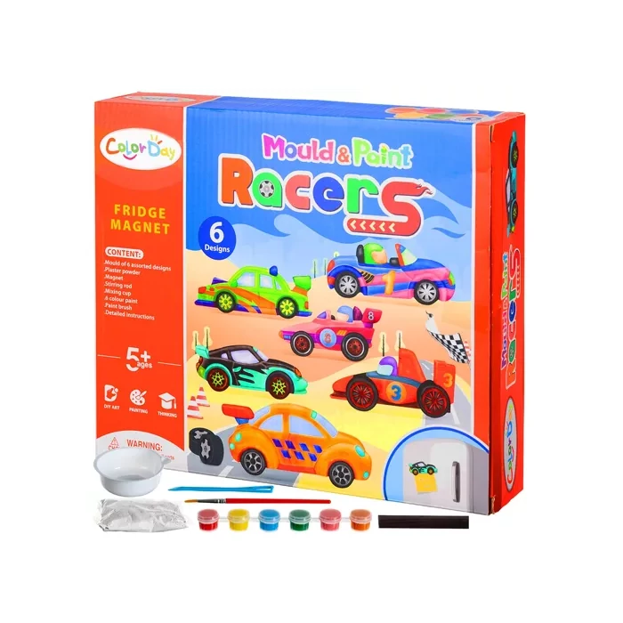 Kreatív hűtőmágnes készítő készlet - autós