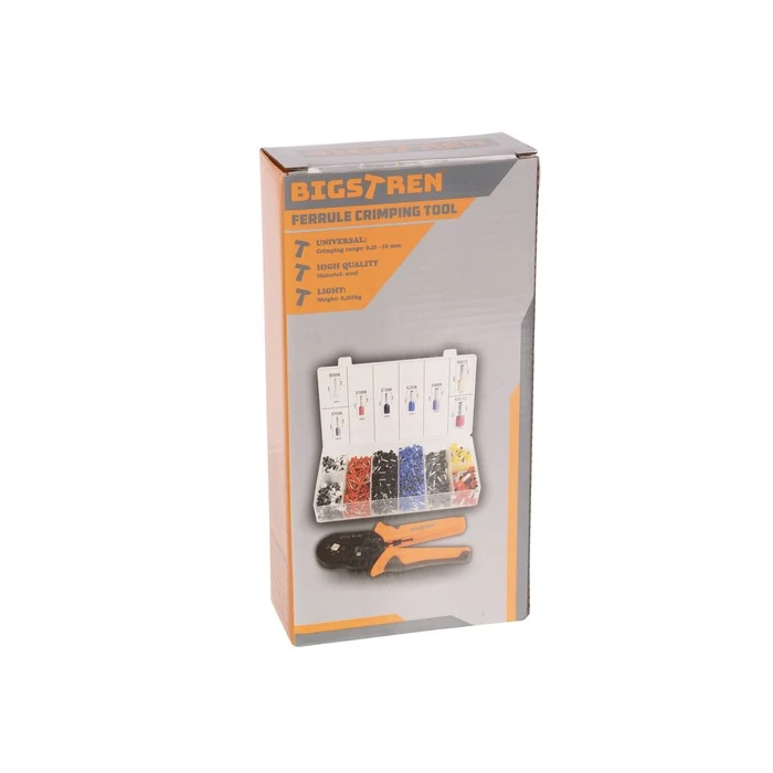 Golyós krimpelő + 1200 hüvely a szervezőben