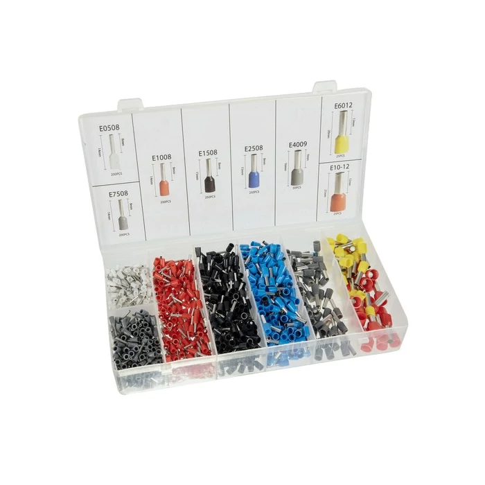 Golyós krimpelő + 1200 hüvely a szervezőben