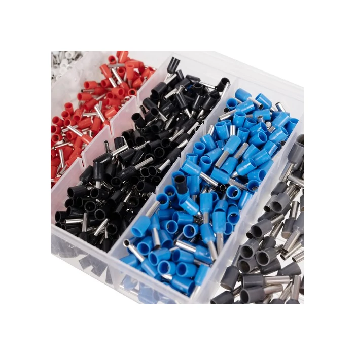 Golyós krimpelő + 1200 hüvely a szervezőben