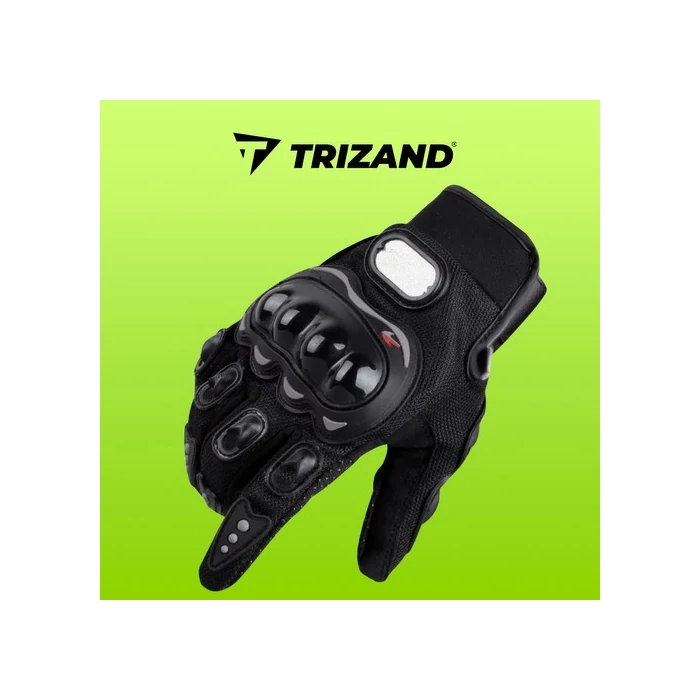 Trizand fekete motoros kesztyű XL