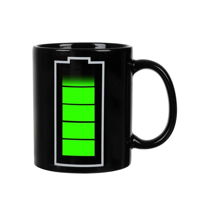 Magic mug - Varázsbögre akkumulátor mintával