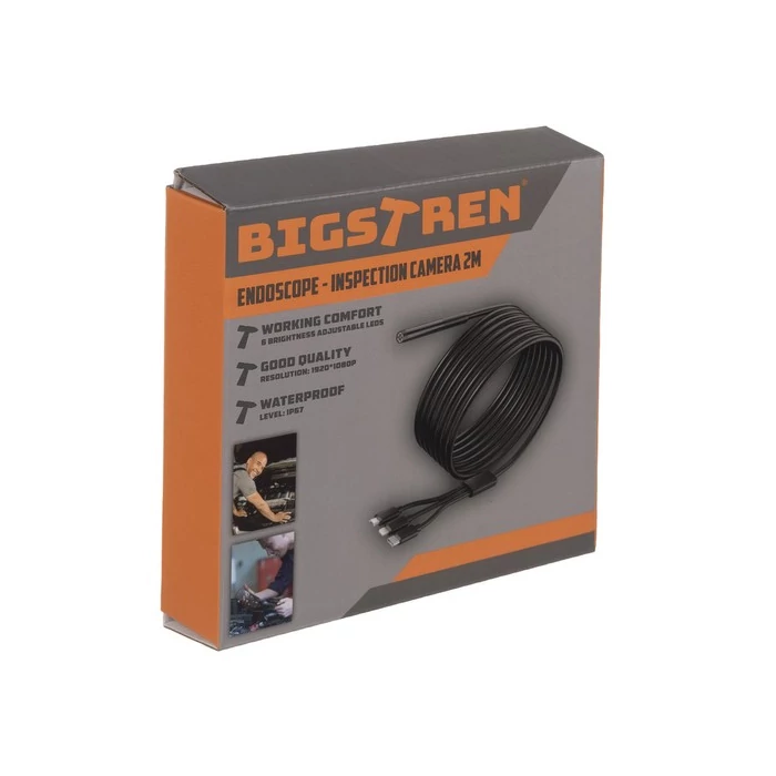 Bigstren endoszkópos ellenőrző kamera 2m 