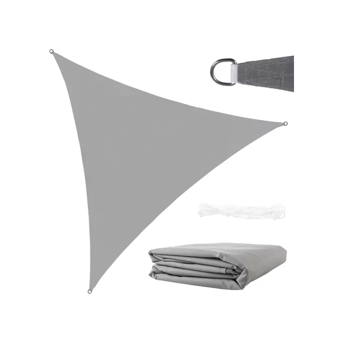 Napvitorla 4x4x4m szürke 