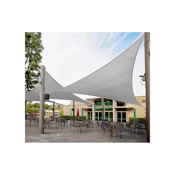 Napvitorla 4x4x4m szürke 