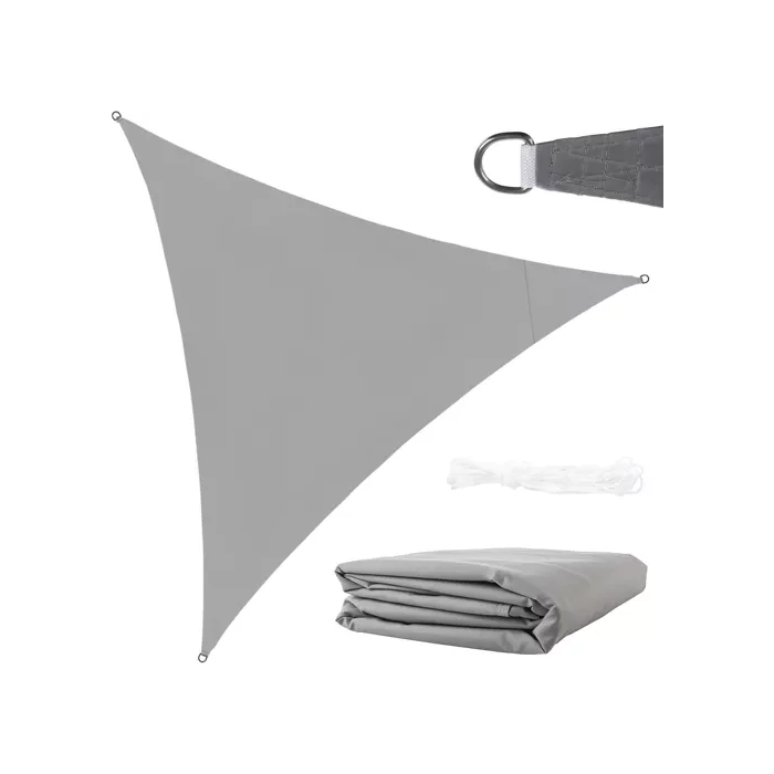 Napvitorla 3x3x3m szürke 