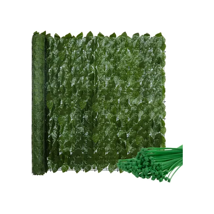 Borostyán erkély árnyékoló 3 m 