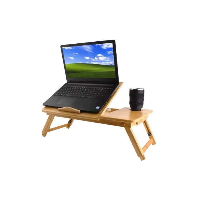 Laptop asztal, bambusz