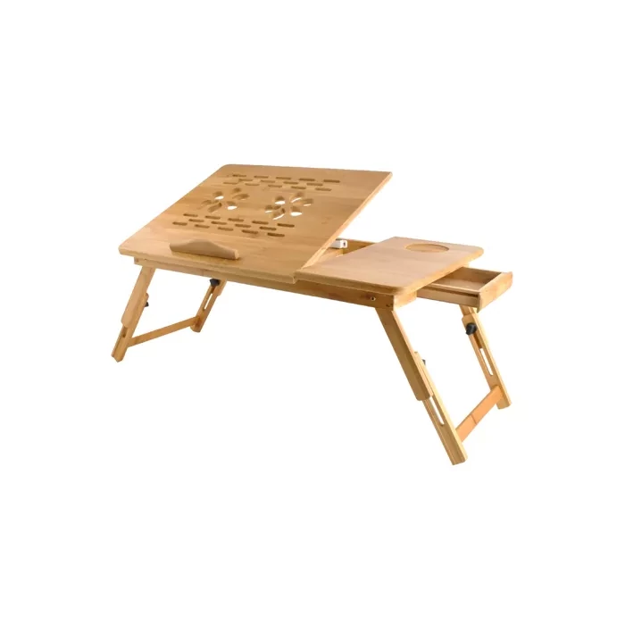 Laptop asztal, bambusz