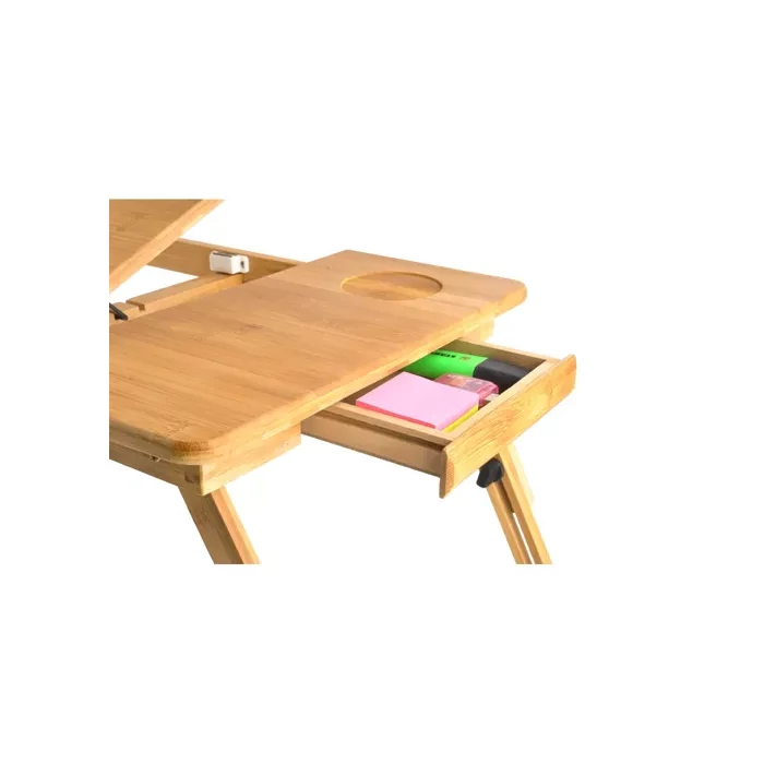 Laptop asztal, bambusz