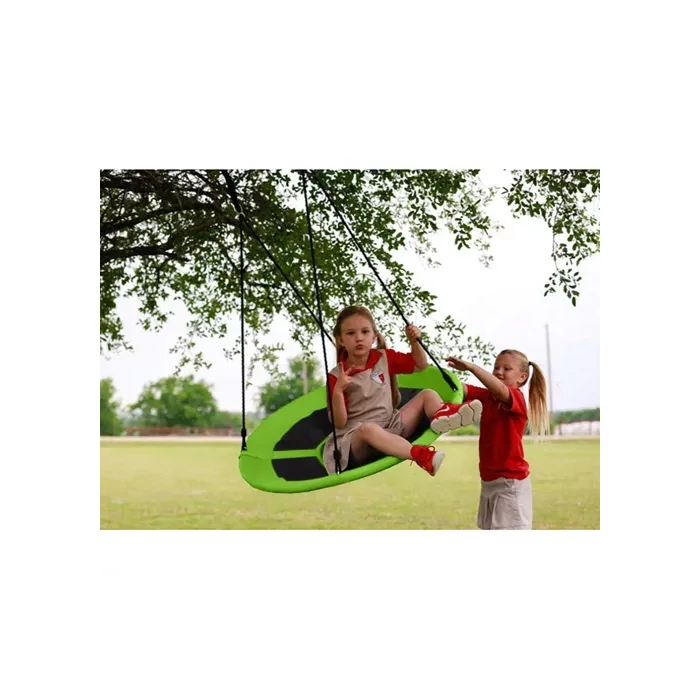 Fészek hinta, 100 cm, zöld-fekete