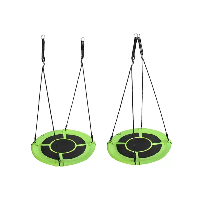 Fészek hinta, 100 cm, zöld-fekete