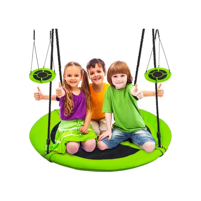 Fészek hinta, 100 cm, zöld-fekete