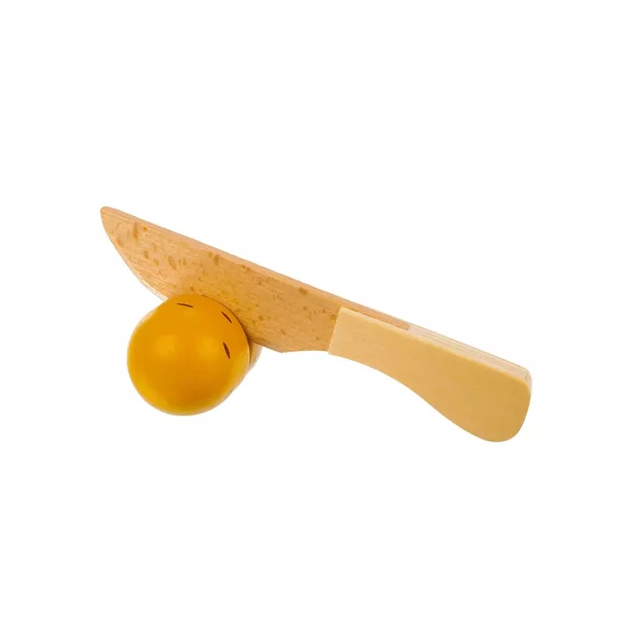 Fából készült vágható zöldség-gyümölcs készlet