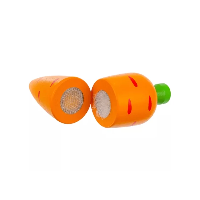 Fából készült vágható zöldség-gyümölcs készlet