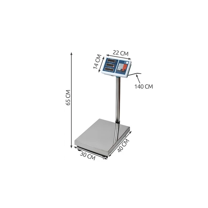 Ipari mérleg 100 kg-ig