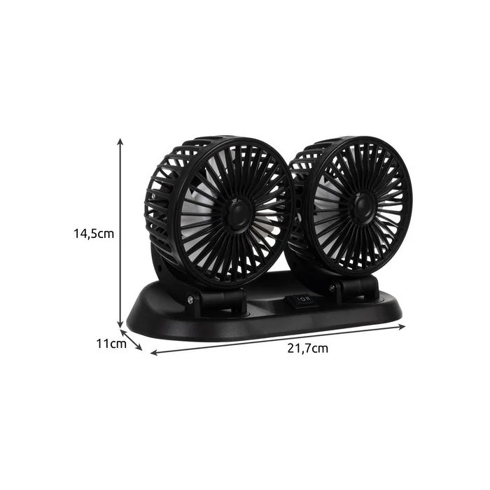 Dupla autó ventilátor