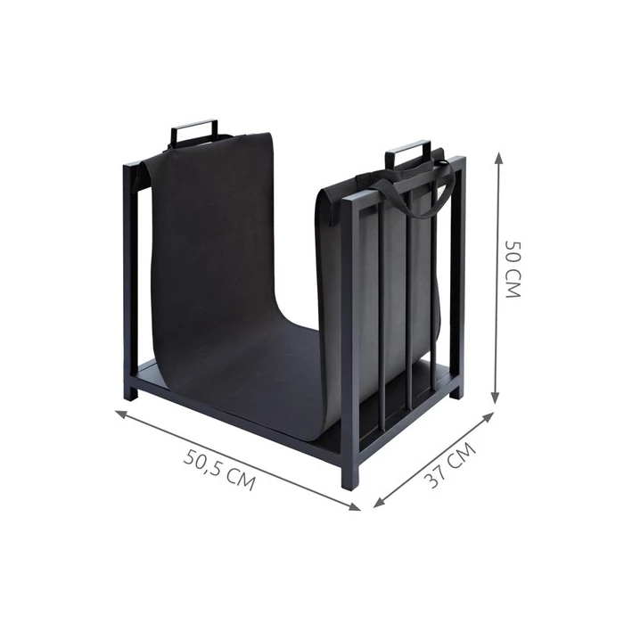 Kaminer tűzifa tároló kosár