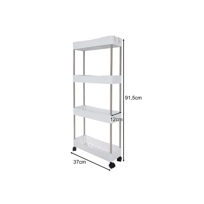 Tároló állvány kerekeken 