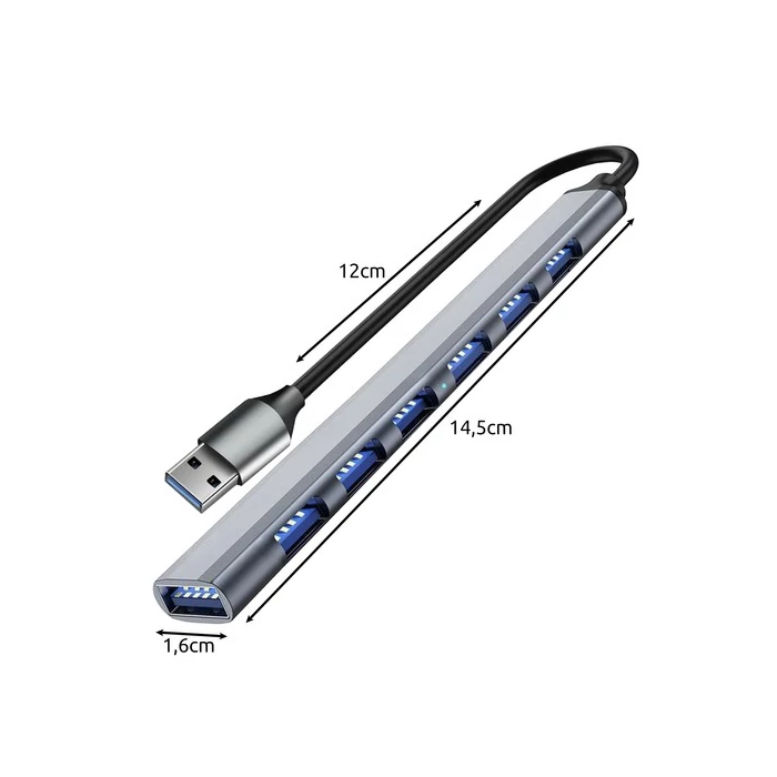 Izoxis USB 7 portos HUB 