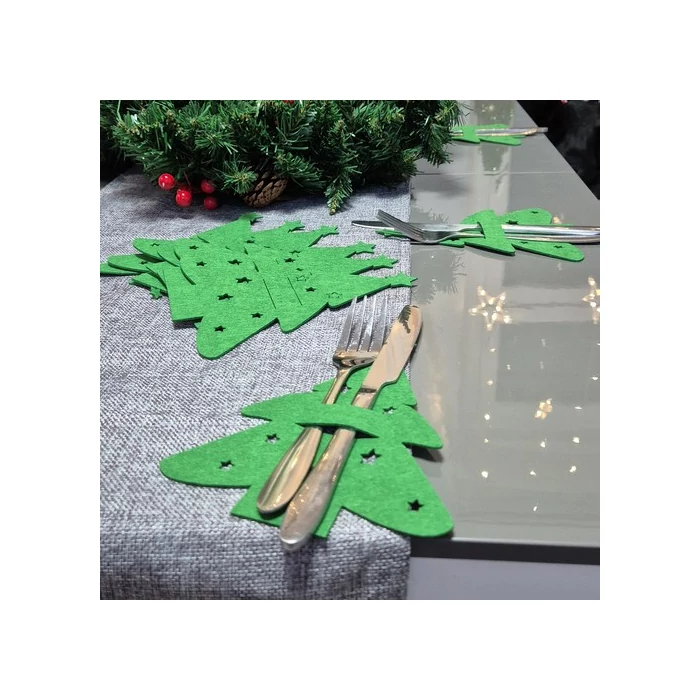 Karácsonyi evőeszköztartó 