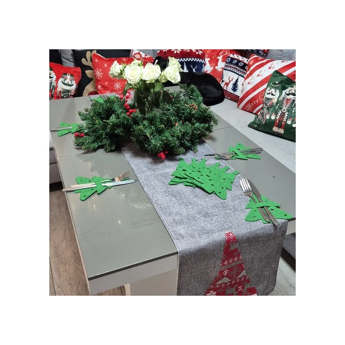 Karácsonyi evőeszköztartó 